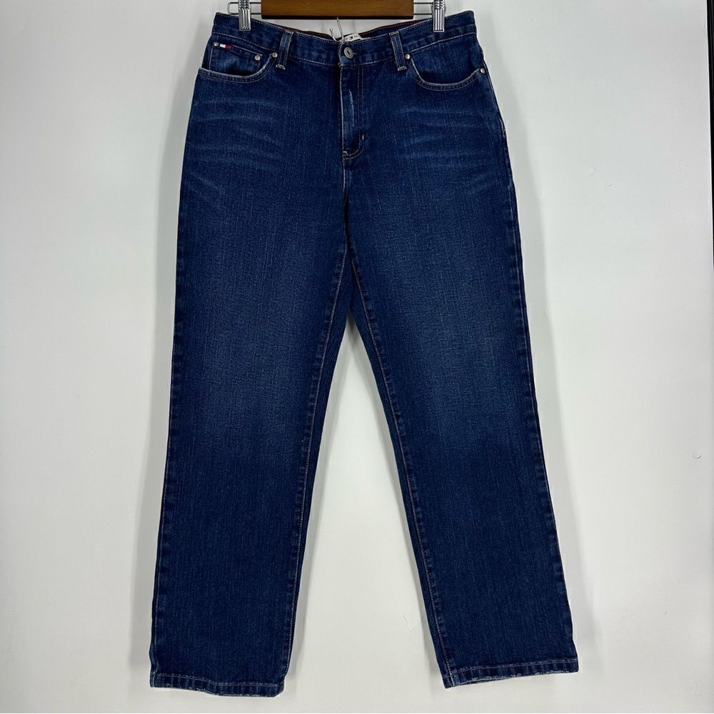 TOMMY HILFIGER Women’s Y2K 90s Boyfriend Wide Leg Denim Jeans Sz 8